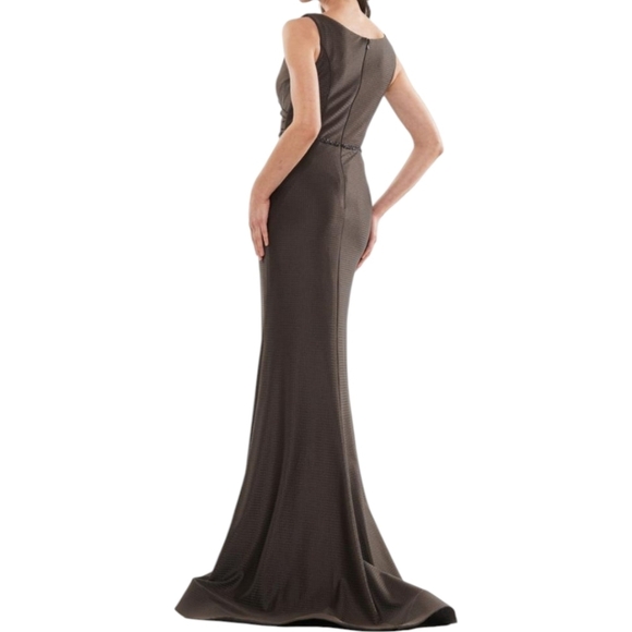 Marsoni by Colors Herringbone Woven Fit and Flare Sleeveless Trumpet  NWT Sz 20 - Picture 2 of 11